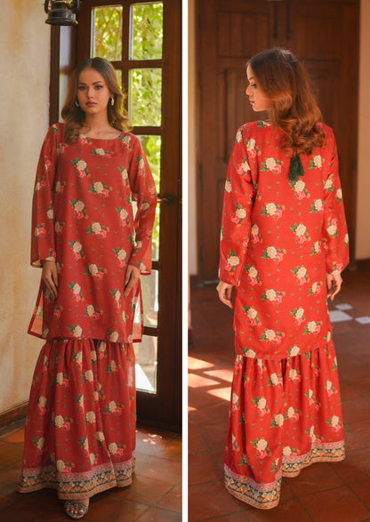 Pack of 5 Swiss Lawn Unstitched Two Piece Digital Printed Suits Volume-Gulnoor