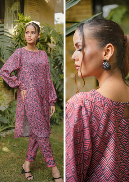 Pack of 5 Swiss Lawn Unstitched Two Piece Digital Printed Suits Volume-Gulnoor