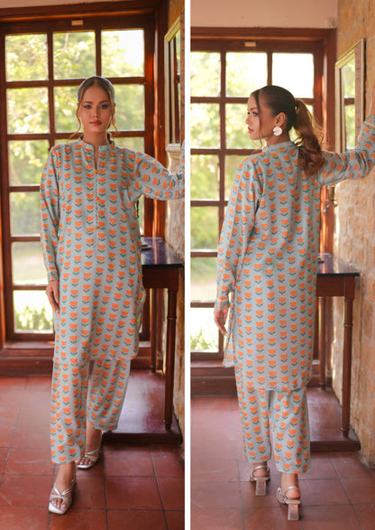 Pack of 5 Swiss Lawn Unstitched Two Piece Digital Printed Suits Volume-Gulnoor